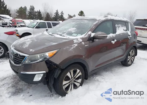 2011 Kia Sportage Ex z USA, uszkodzony, nr VIN KNDPCCA20B7163829